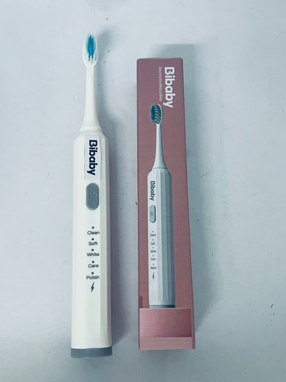 Bibaby Electric Toothbrush with 5 Modes | Sonic Vibration for Deep Cleaning, Gum Care & Teeth Whitening