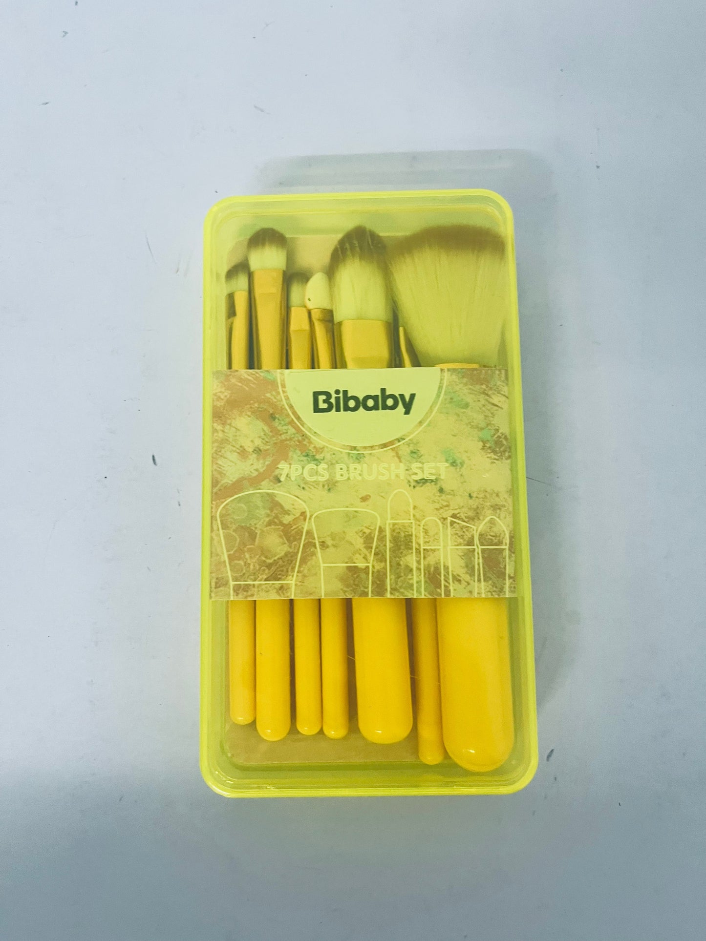 Bibaby 7PCS Makeup Brush Set - Soft Synthetic Bristles, Portable Case Included, Perfect for Foundation, Blush, Eyeshadow, Concealer, Lip - Ideal for Beginners & Travel