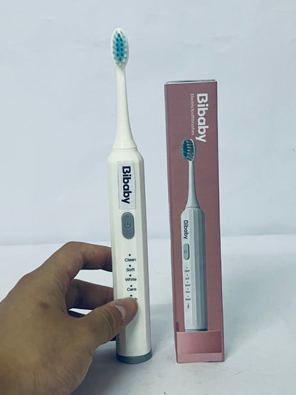 Bibaby Electric Toothbrush with 5 Modes | Sonic Vibration for Deep Cleaning, Gum Care & Teeth Whitening