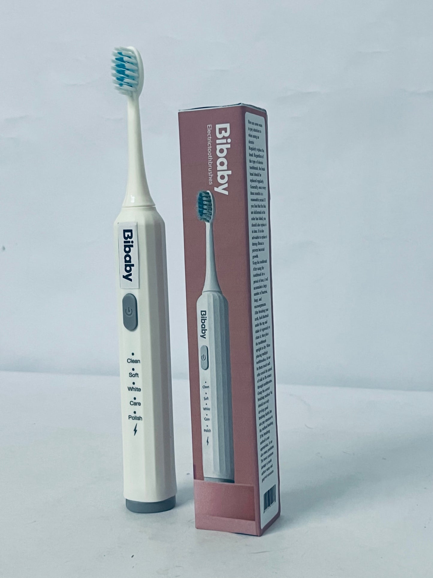 Bibaby Electric Toothbrush with 5 Modes | Sonic Vibration for Deep Cleaning, Gum Care & Teeth Whitening