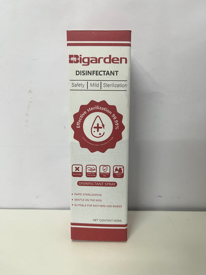 [Bigarden Disinfectants]——Bigarden Baby & Mom Grade Disinfectant Spray - 99.99% Germ Killing Rate Alcohol-Free Portable Sanitizer