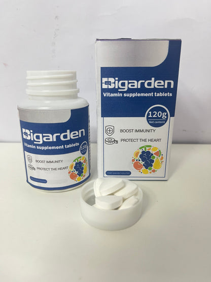 [Bigarden Vitamins]—Bigarden Multivitamin Tablets - Immune Boost & Heart Health Nutritional Supplement