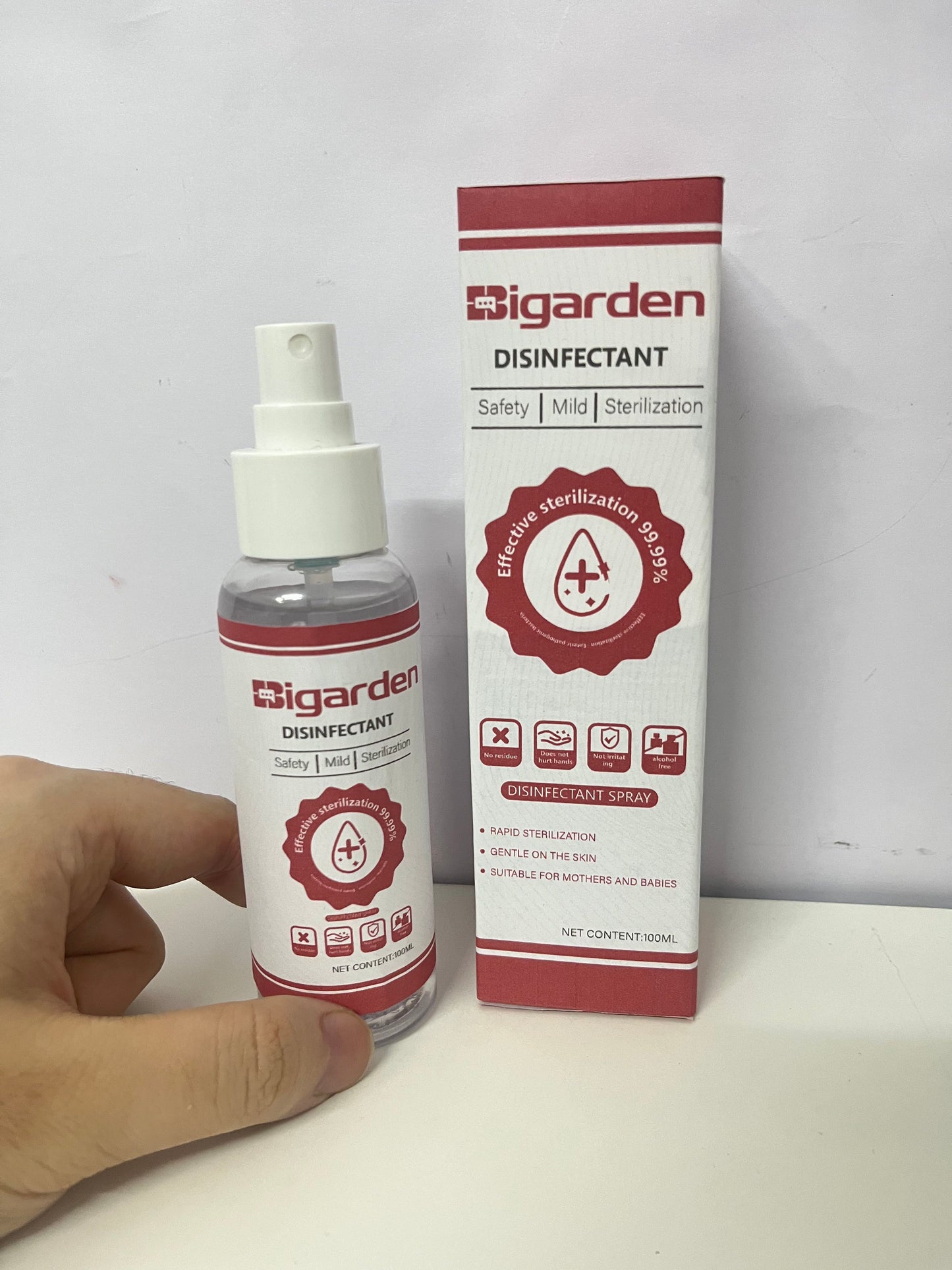 [Bigarden Disinfectants]——Bigarden Baby & Mom Grade Disinfectant Spray - 99.99% Germ Killing Rate Alcohol-Free Portable Sanitizer