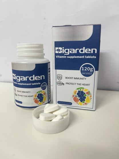 [Bigarden Vitamins]—Bigarden Multivitamin Tablets - Immune Boost & Heart Health Nutritional Supplement