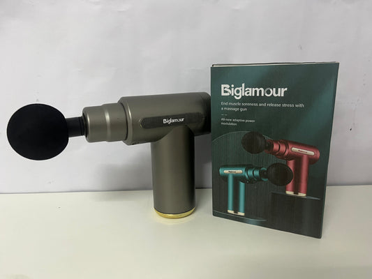 【Biglamour Portable Massage Gun】—— Relieve Soreness & Recharge Your Body Anytime, Anywhere