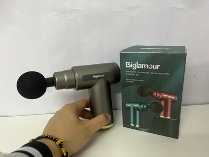 【Biglamour Portable Massage Gun】—— Relieve Soreness & Recharge Your Body Anytime, Anywhere