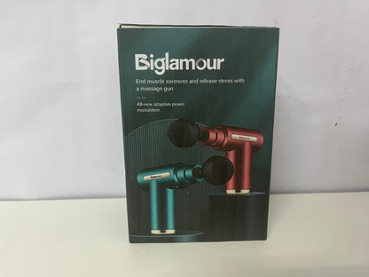 【Biglamour Portable Massage Gun】—— Relieve Soreness & Recharge Your Body Anytime, Anywhere