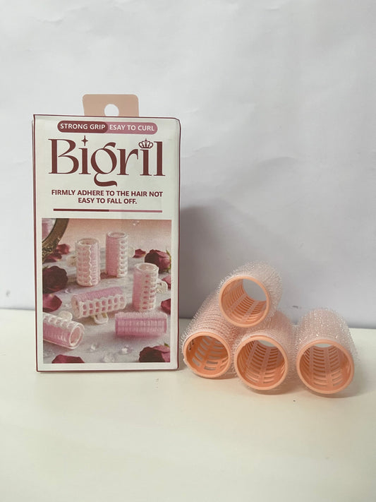 [Bigril Non-electric hair rollers]——Self-Adhesive Air Bangs Hair Rollers - Heat-Free Lazy Styling Tool