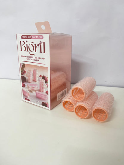[Bigril Non-electric hair rollers]——Self-Adhesive Air Bangs Hair Rollers - Heat-Free Lazy Styling Tool