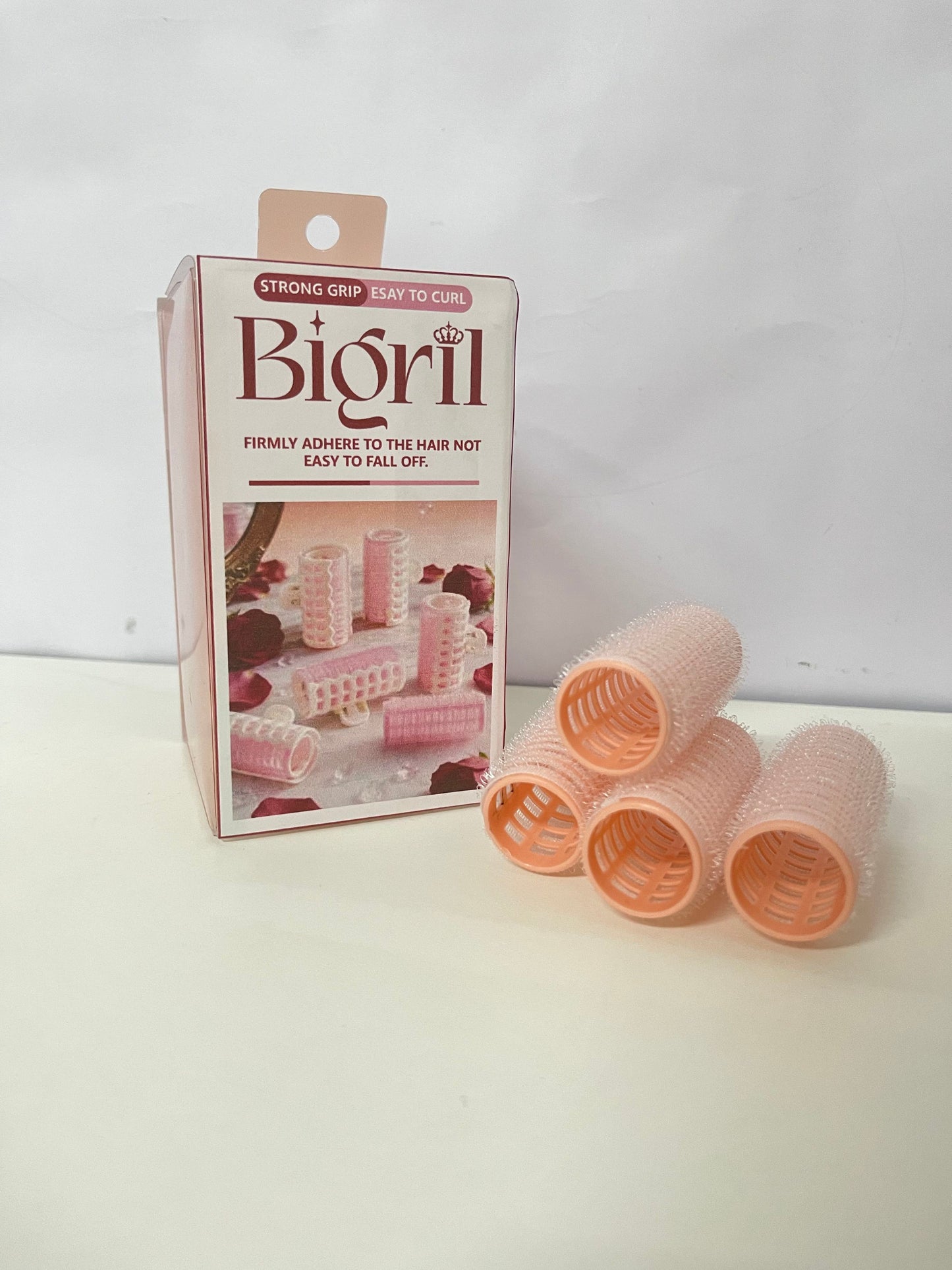 [Bigril Non-electric hair rollers]——Self-Adhesive Air Bangs Hair Rollers - Heat-Free Lazy Styling Tool