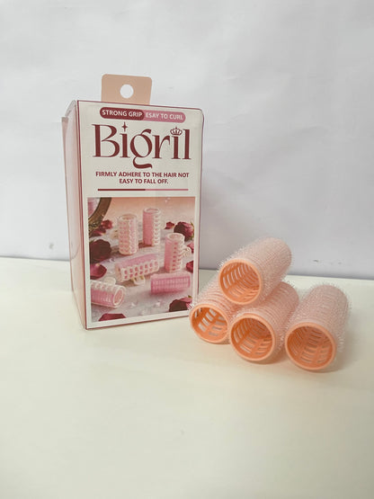 [Bigril Non-electric hair rollers]——Self-Adhesive Air Bangs Hair Rollers - Heat-Free Lazy Styling Tool