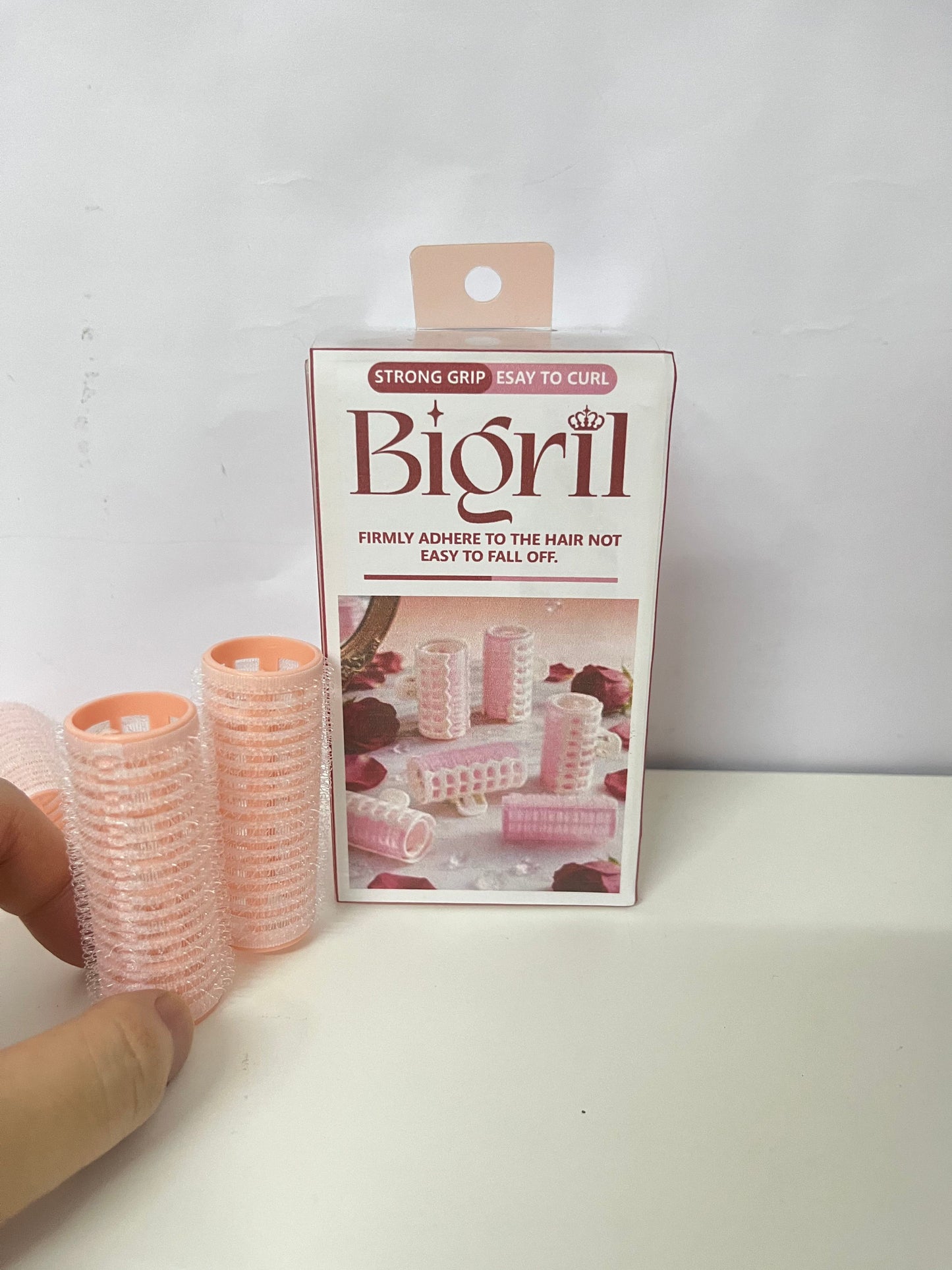 [Bigril Non-electric hair rollers]——Self-Adhesive Air Bangs Hair Rollers - Heat-Free Lazy Styling Tool