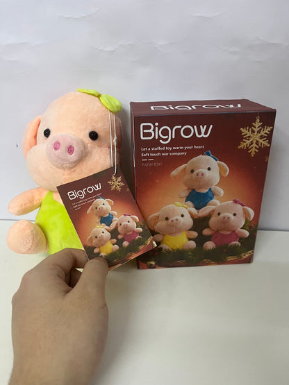 [Bigrow Plush toys]——Cute Pig Plush Toy - Healing Companion Stuffed Animal