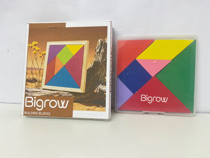 [Bigrow Toy building blocks]——Tangram Puzzle Set - Educational Geometry Toy for Kids