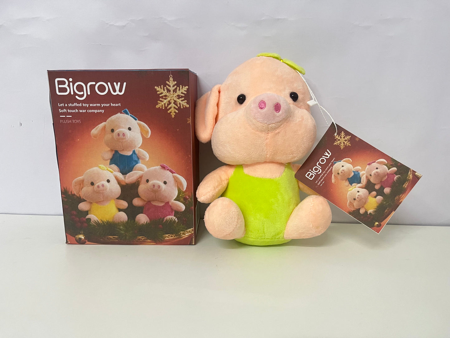[Bigrow Plush toys]——Cute Pig Plush Toy - Healing Companion Stuffed Animal