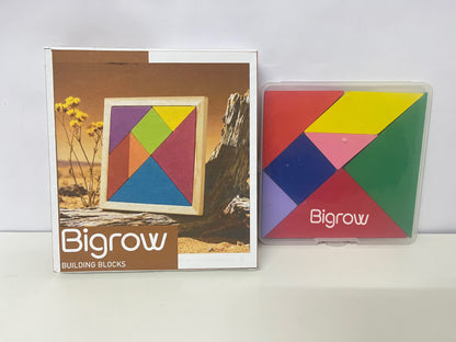 [Bigrow Toy building blocks]——Tangram Puzzle Set - Educational Geometry Toy for Kids