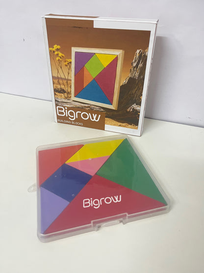 [Bigrow Toy building blocks]——Tangram Puzzle Set - Educational Geometry Toy for Kids