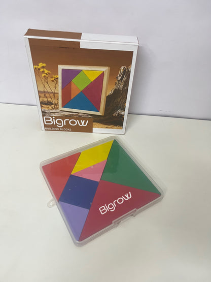 [Bigrow Toy building blocks]——Tangram Puzzle Set - Educational Geometry Toy for Kids