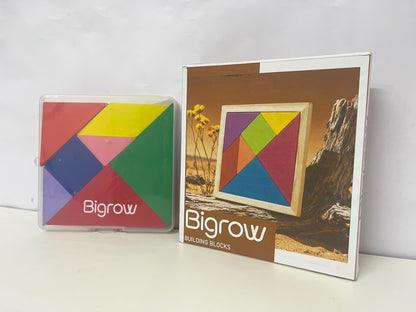[Bigrow Toy building blocks]——Tangram Puzzle Set - Educational Geometry Toy for Kids