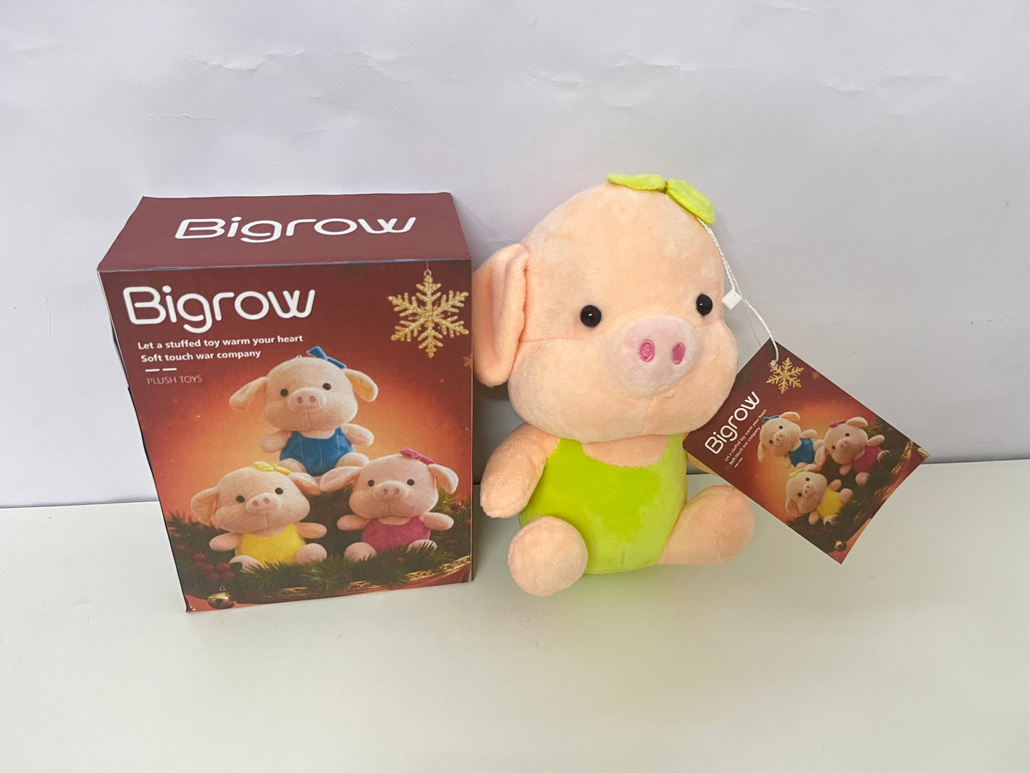 [Bigrow Plush toys]——Cute Pig Plush Toy - Healing Companion Stuffed Animal