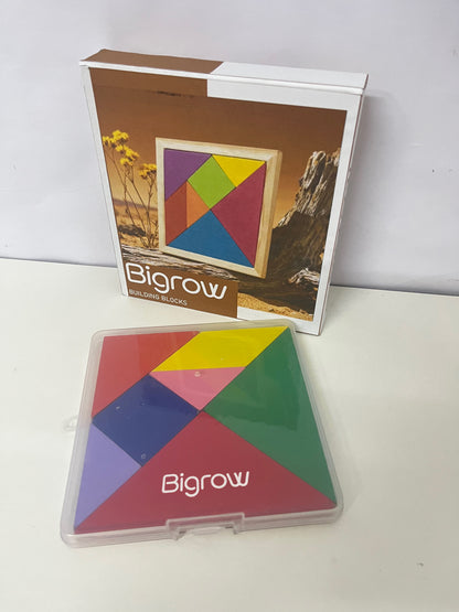 [Bigrow Toy building blocks]——Tangram Puzzle Set - Educational Geometry Toy for Kids