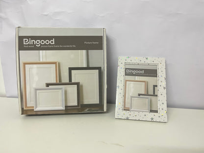 Bingood Solid Wood Picture Frame Outstanding Texture Freeze Beautiful Moments A Warm Carrier for Home and Memories