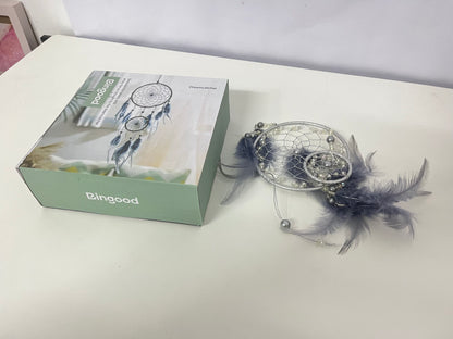 Bingood Silver-Gray Dreamcatcher Artistic & Exquisite Dream Guardian An Aesthetic Accent for Home & Space