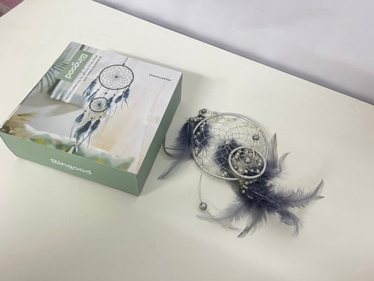 Bingood Silver-Gray Dreamcatcher Artistic & Exquisite Dream Guardian An Aesthetic Accent for Home & Space