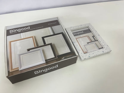 Bingood Solid Wood Picture Frame Outstanding Texture Freeze Beautiful Moments A Warm Carrier for Home and Memories