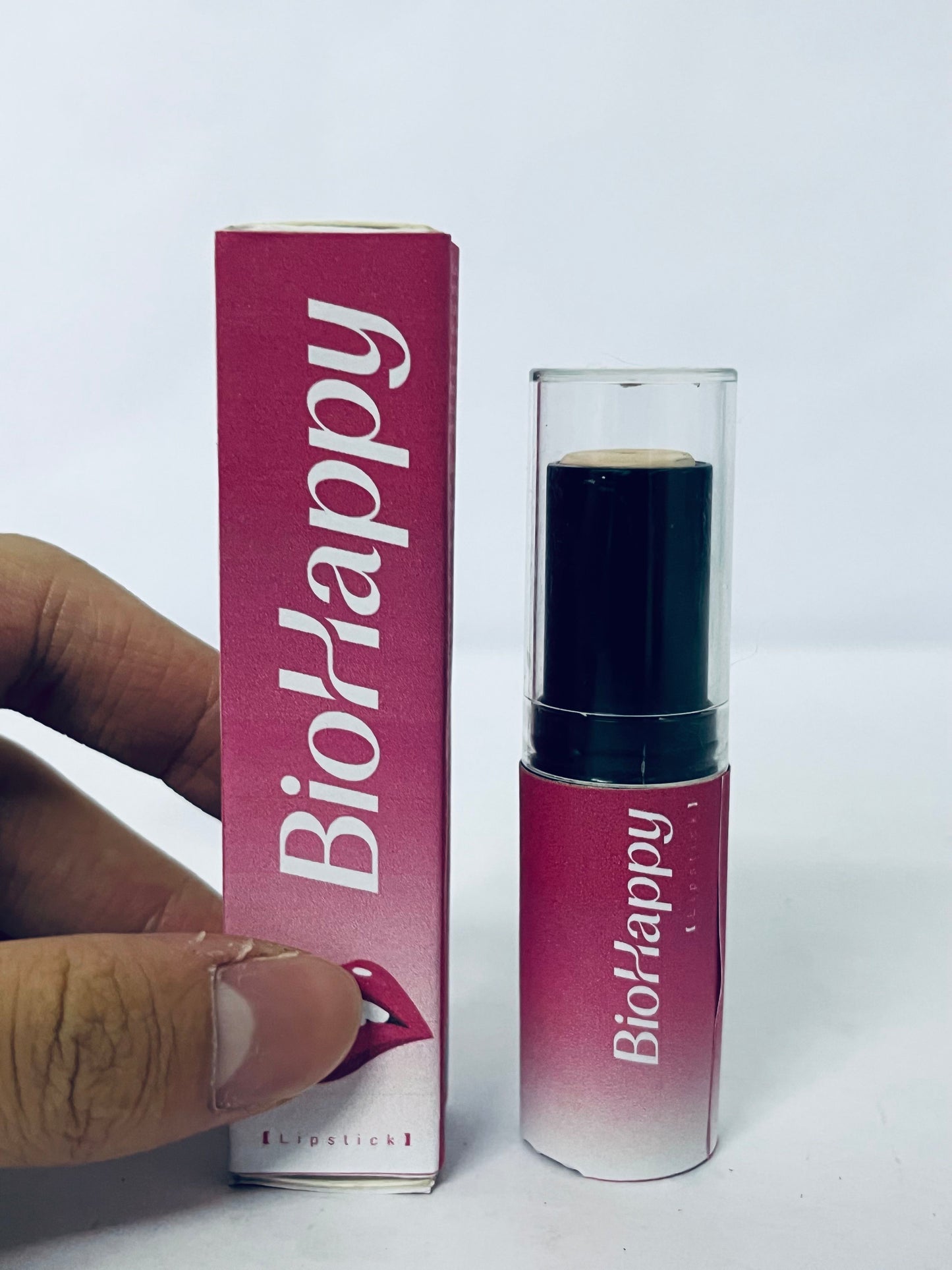 BioHappy Pink Grapefruit Jumbo Lip Balm | All Natural Lip Balms & Moisturizers | Hydrates with Beeswax, Vitamin E, Organic Coconut Oil | Cruelty-Free | Lip Balm in Recyclable Cardboard Tube