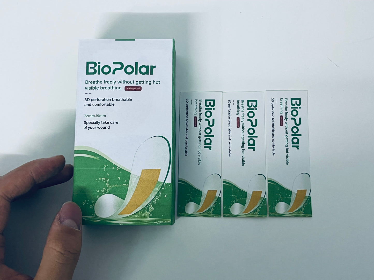 [BioPolar Adhesive bandages]——BioPolar 3D Breathable Waterproof Adhesive Bandages - Invisible Ultra-Thin Wound Care Strips