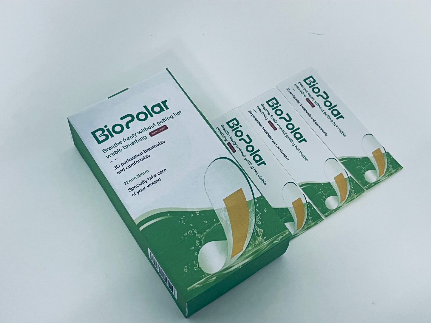 [BioPolar Adhesive bandages]——BioPolar 3D Breathable Waterproof Adhesive Bandages - Invisible Ultra-Thin Wound Care Strips