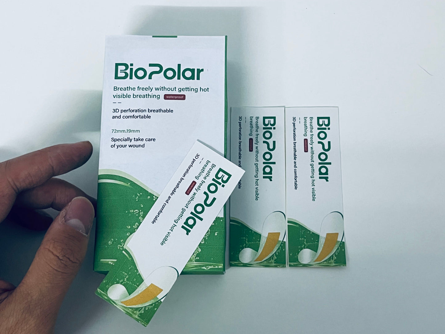 [BioPolar Adhesive bandages]——BioPolar 3D Breathable Waterproof Adhesive Bandages - Invisible Ultra-Thin Wound Care Strips