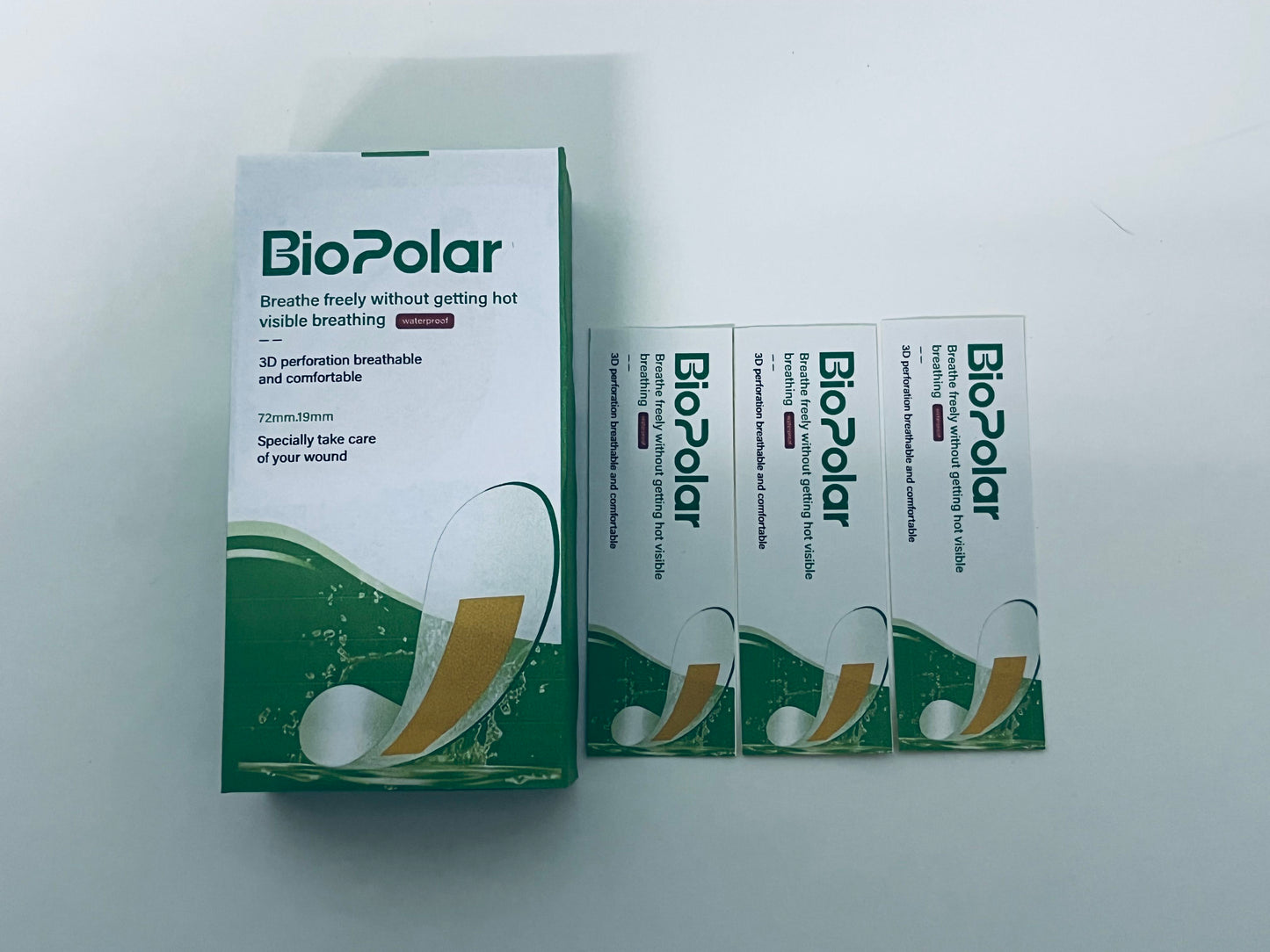 [BioPolar Adhesive bandages]——BioPolar 3D Breathable Waterproof Adhesive Bandages - Invisible Ultra-Thin Wound Care Strips