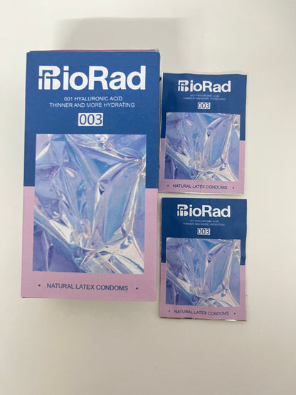 BioRad 003 Hyaluronic Acid Ultra-Thin Condoms