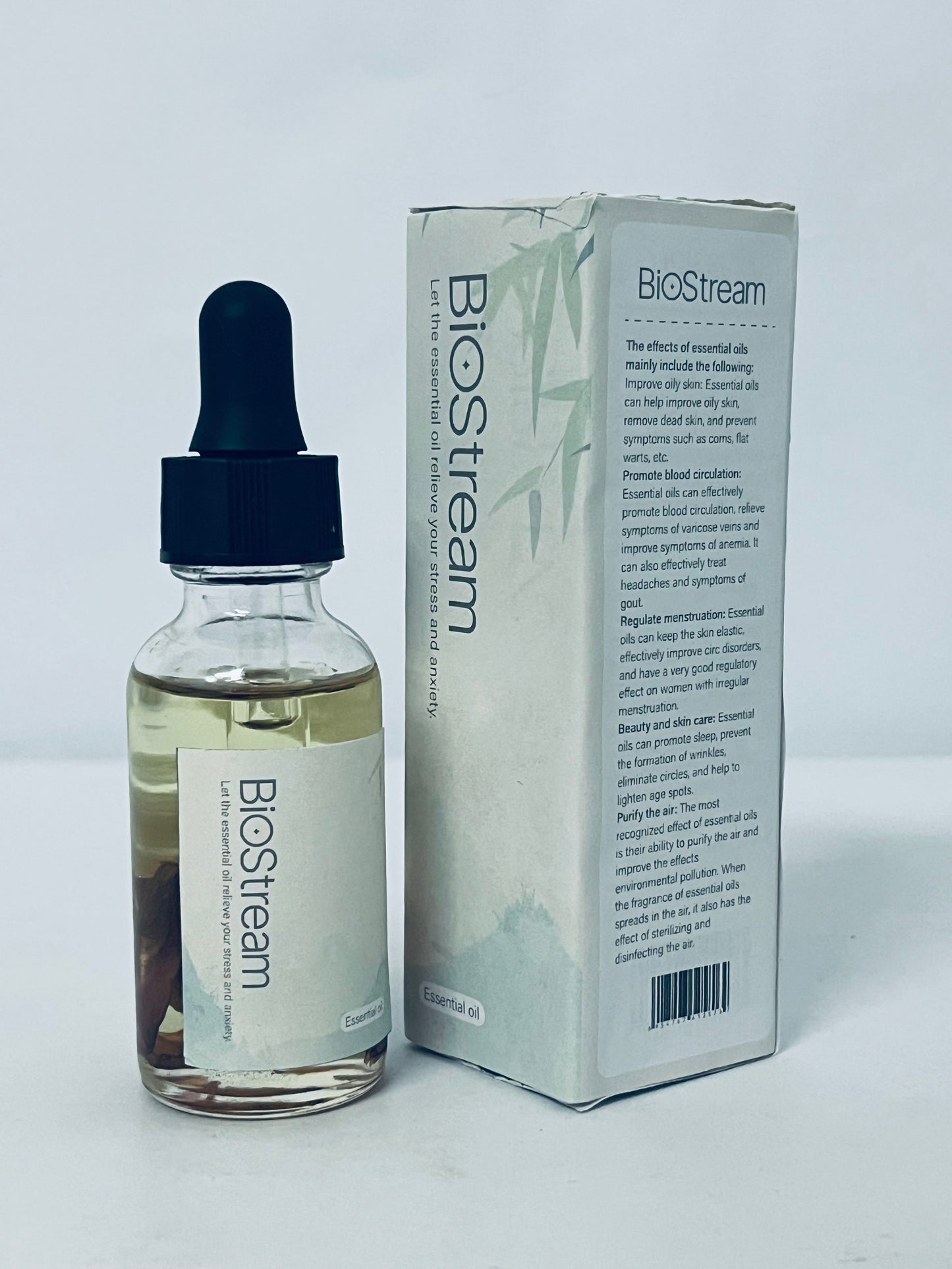 BioStream Essential Oil – Natural Tea Tree Oil - for Diffuser, Face, Skin Care, Aromatherapy, Hair Care, Scalp and Body Massage - with Dropper