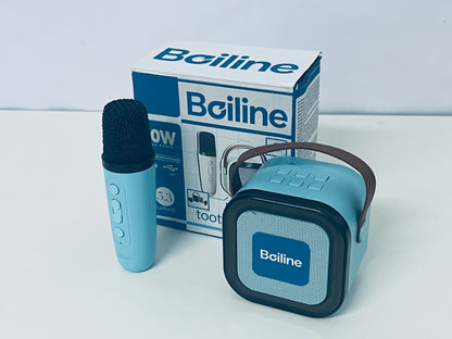 【Boiline Mini Bluetooth Loudspeaker & Microphone Set】——Portable Audio Kit for Leisure & Entertainment
