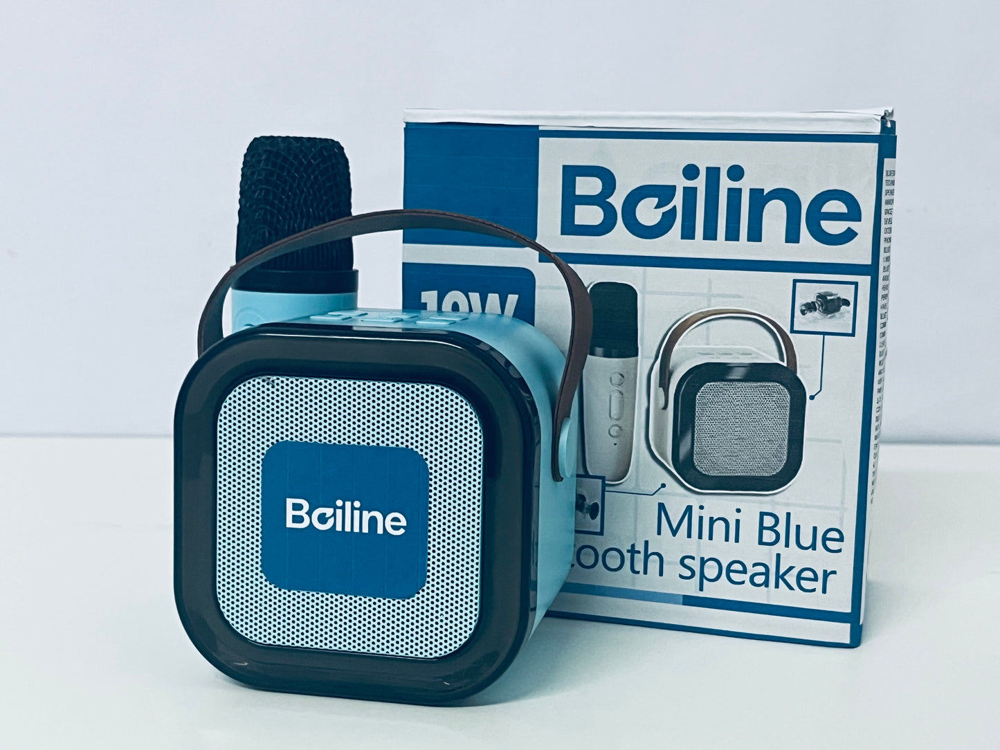 【Boiline Mini Bluetooth Loudspeaker & Microphone Set】——Portable Audio Kit for Leisure & Entertainment