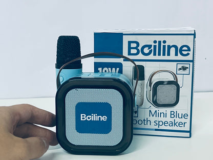 【Boiline Mini Bluetooth Loudspeaker & Microphone Set】——Portable Audio Kit for Leisure & Entertainment