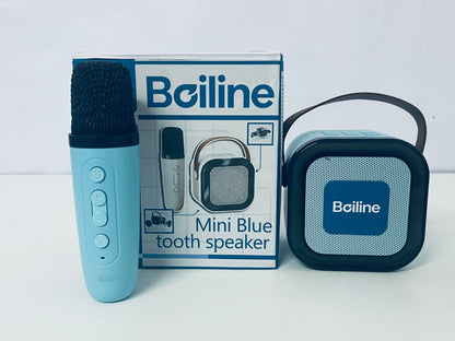 【Boiline Mini Bluetooth Loudspeaker & Microphone Set】——Portable Audio Kit for Leisure & Entertainment