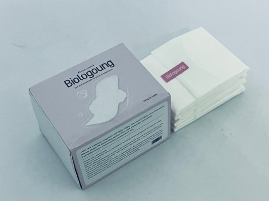 Biologoung Maxi Overnight Pads for Women, Size 5, Extra Heavy Overnight Absorbency, Unscented