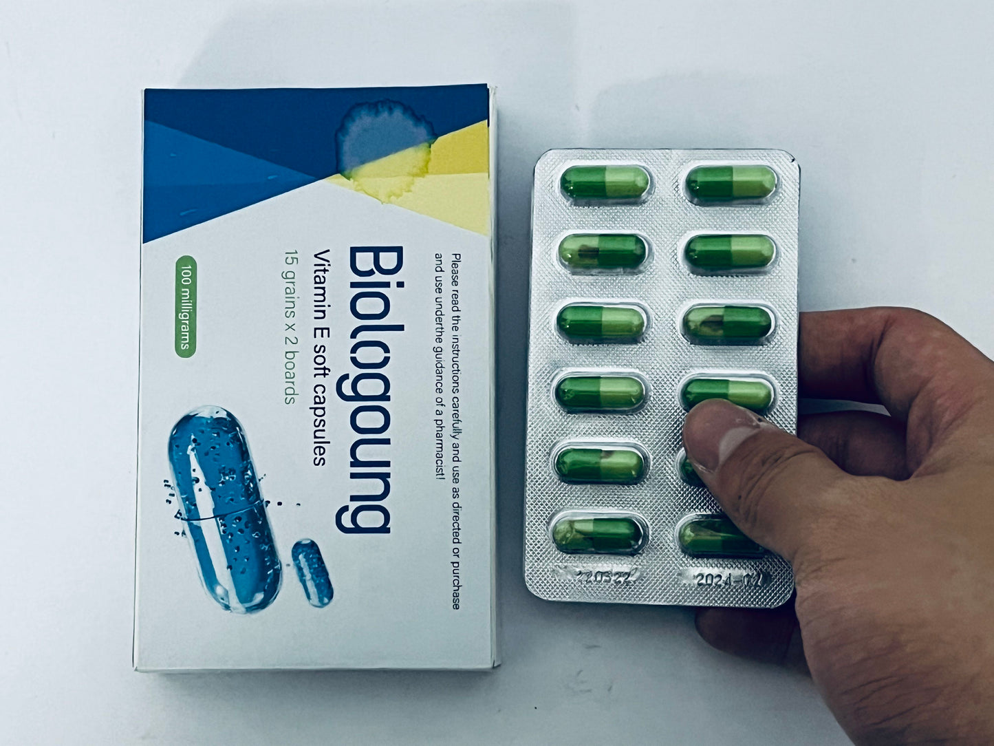 Biologoung Vitamin Supplement, Vitamin D for Bone, Teeth, Muscle and Immune Support, 30 Softgels, 30 Day Supply