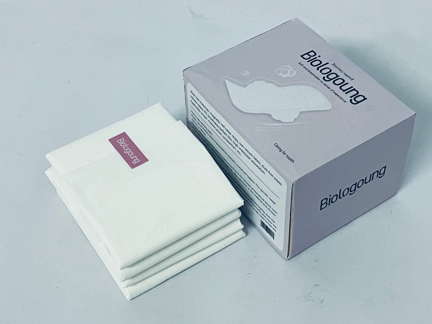 Biologoung Maxi Overnight Pads for Women, Size 5, Extra Heavy Overnight Absorbency, Unscented