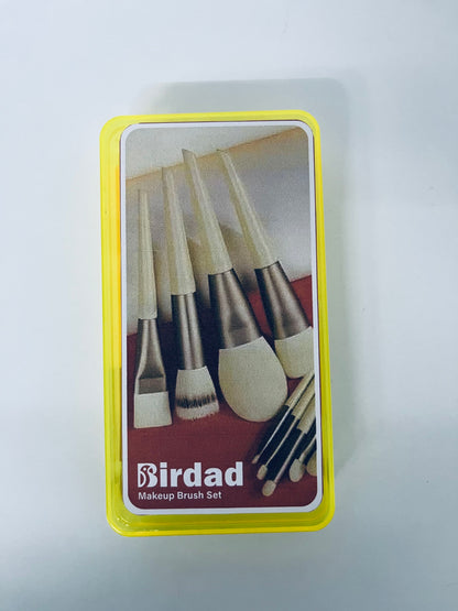 Birdad Portable Makeup Brush Set, Multi-functional Cosmetic Brushes with Storage Case, Soft Bristles for Eyeshadow Powder Blush, Professional Makeup Tools for Beginners & Enthusiasts