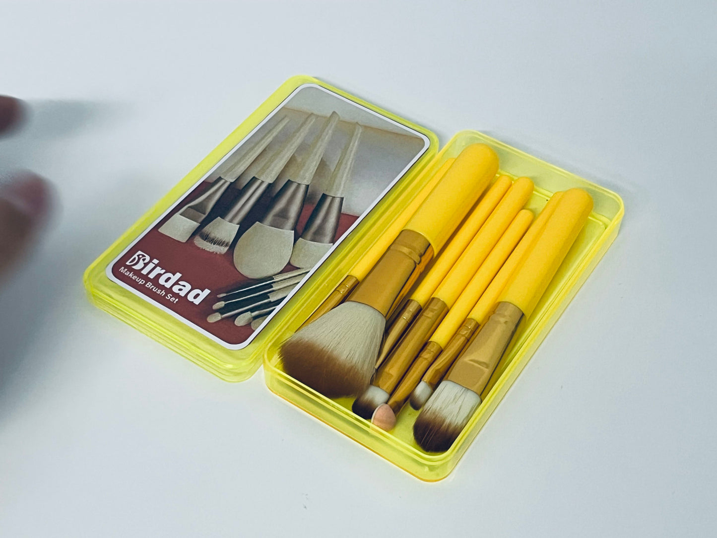 Birdad Portable Makeup Brush Set, Multi-functional Cosmetic Brushes with Storage Case, Soft Bristles for Eyeshadow Powder Blush, Professional Makeup Tools for Beginners & Enthusiasts