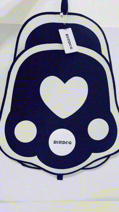 BIRDOG Dog Paw Print Car Seat Covers Cloth Auto Front Seats Washable Breathable Cars Accessories for Sedan Truck SUV
