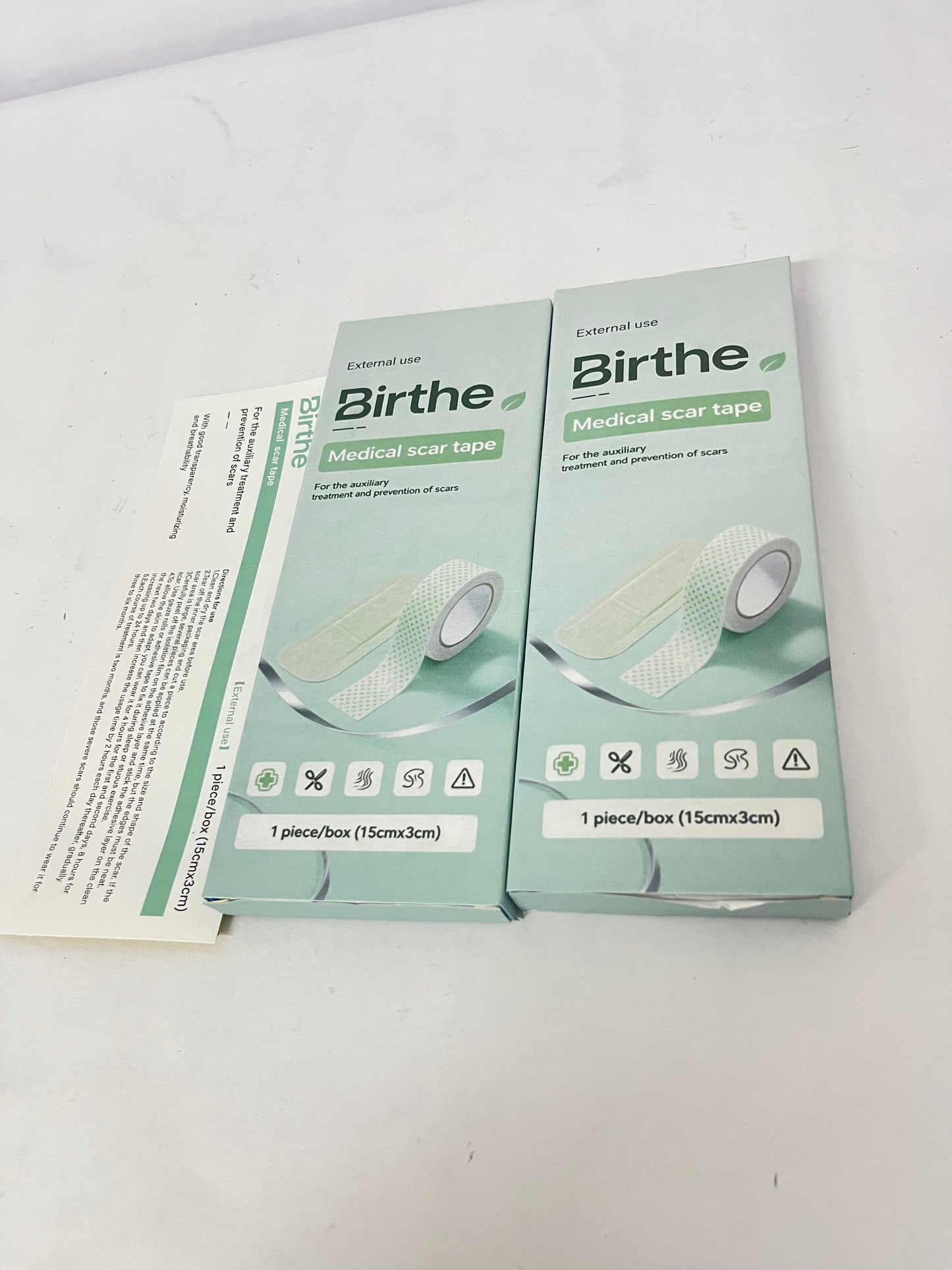 Birthe Silicone Scar Sheets – Medical Grade Scar Tape for Surgical Scars, C-Section, Keloids, Burns & Acne – Reusable and Soft Silicone Strips for Stretch Marks & Tummy Tuck