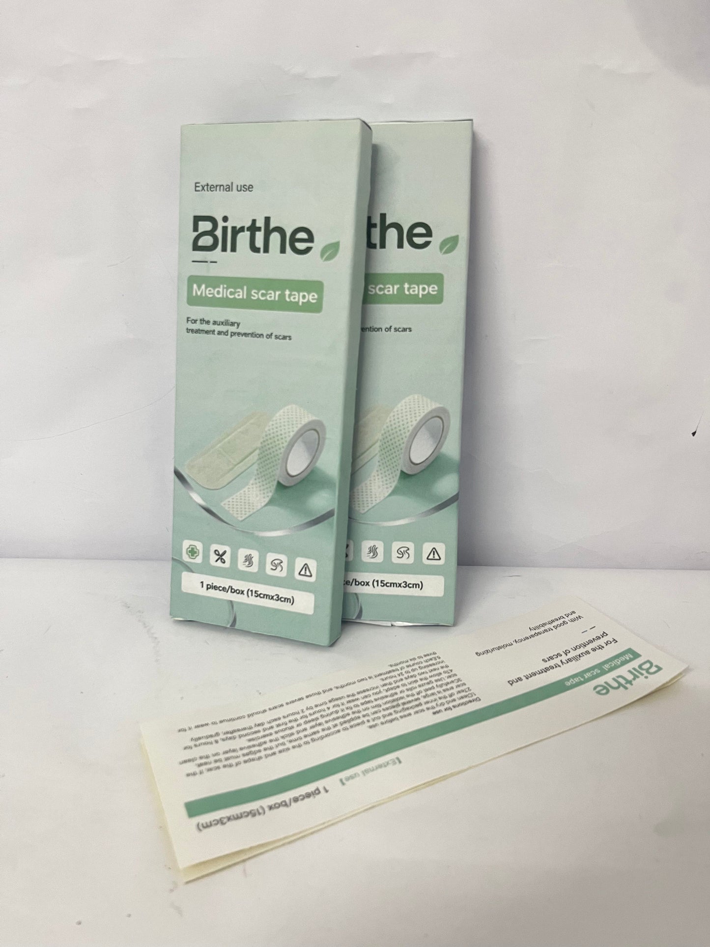 Birthe Silicone Scar Sheets – Medical Grade Scar Tape for Surgical Scars, C-Section, Keloids, Burns & Acne – Reusable and Soft Silicone Strips for Stretch Marks & Tummy Tuck