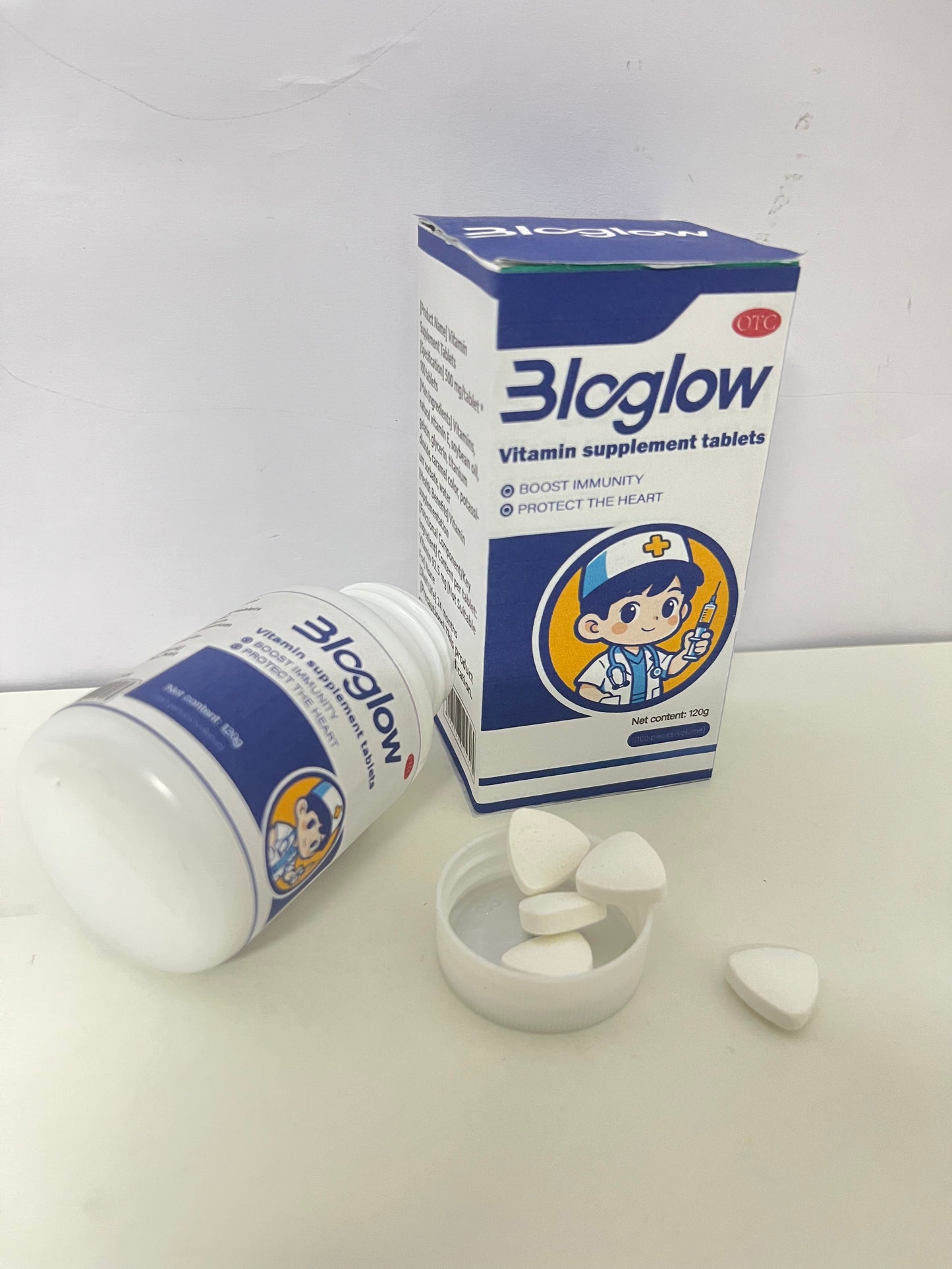 [Bloglow Vitamins]-Multivitamin Supplement Tablets - Family Immunity Support