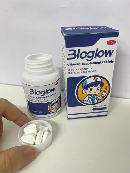 [Bloglow Vitamins]-Multivitamin Supplement Tablets - Family Immunity Support